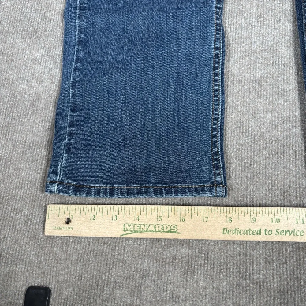 Levis 505 Jeans Mens‎ 38x32 Regular Fit Straight Medium Wash Blue Denim Stretch